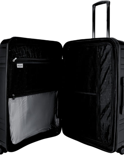 Sonada Unbreakable Luggage Unisex,Double Zipper,Expandable, TSA Lock With 4 Double Silent Wheels (Check in 28-Inch) (Black)