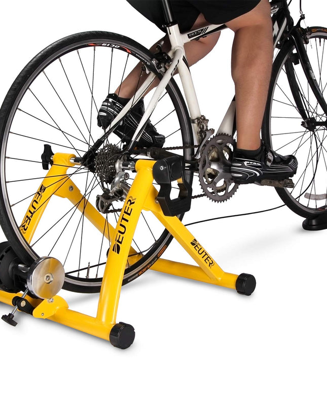 Bike Trainer, Magnetic Bicycle Stationary Stand for Indoor Exercise Riding