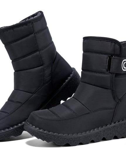 SIZE: 39 - Ablanczoom Womens Winter Snow Boots With Warm Fur Lining Comfortable Non Slip Ankle Booties Outdoor Waterproof Walking Boots for Women