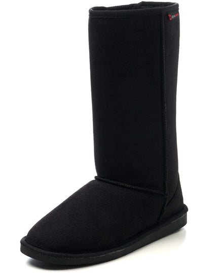 SIZE 38: Alpine Swiss Womens 11.5” Tall Mid Calf Winter Boots Faux Shearling Aussie Classic BLK 7 M US