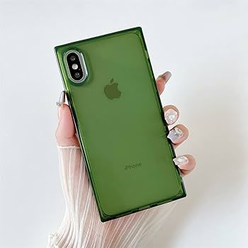 Cocomii Square Case Designed for iPhone Xs Max - Slim, Glossy, Show Off The Original Beauty, Anti-Yellow, Easy to Hold, Anti-Scratch, Shockproof (Clover Green) Brand: Cocomii