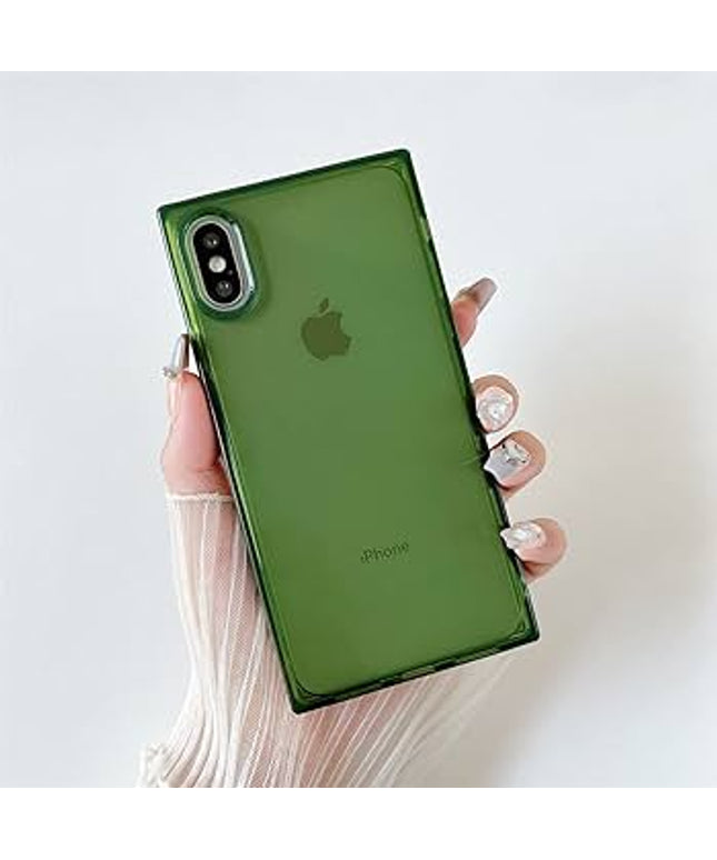 Cocomii Square Case Designed for iPhone Xs Max - Slim, Glossy, Show Off The Original Beauty, Anti-Yellow, Easy to Hold, Anti-Scratch, Shockproof (Clover Green) Brand: Cocomii