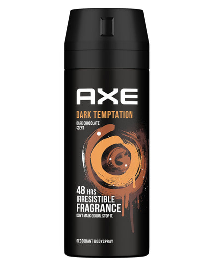 AXE Men Deodorant Body Spray, Dark Temptation, 48 hours irresistible fragrance, 150ml