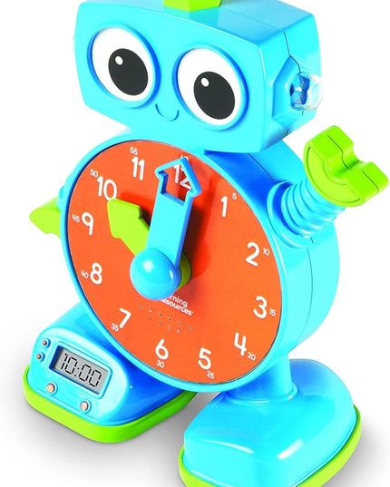 Learning Resources Tock The Learning Clock Pink, 1 Piece, Ages 3+, Educational Talking Clock