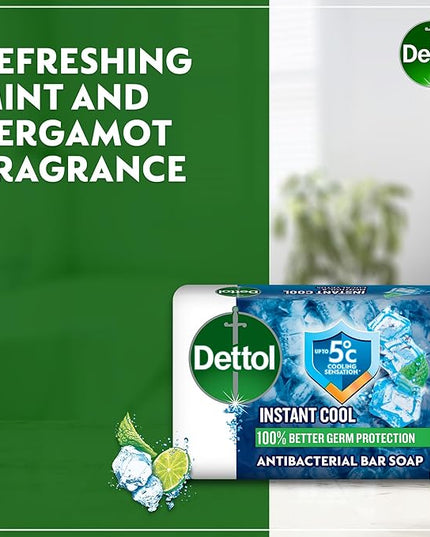 Dettol Instant Cool Anti-Bacterial Soap 100g