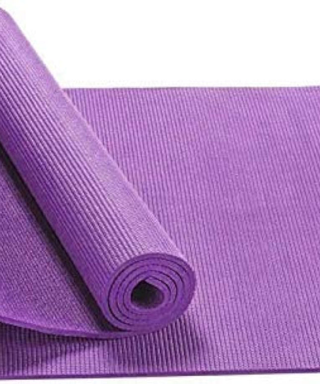 Purple Color Pvc Yoga Mat For Fitness And Meditation