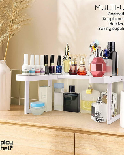 Spicy Shelf Patented Spice Rack and Stackable Organizer