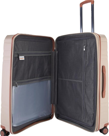 Sonada Unbreakable Luggage Unisex,Double Zipper,Expandable, TSA Lock With 4 Double Silent Wheels Set of 4 Pcs Champ