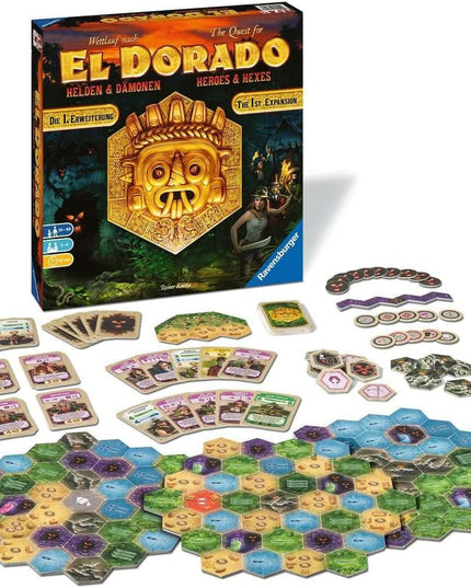 Ravensburger The Quest for El Dorado: Golden Temples Adventure Family Game For Ages 10 & Up