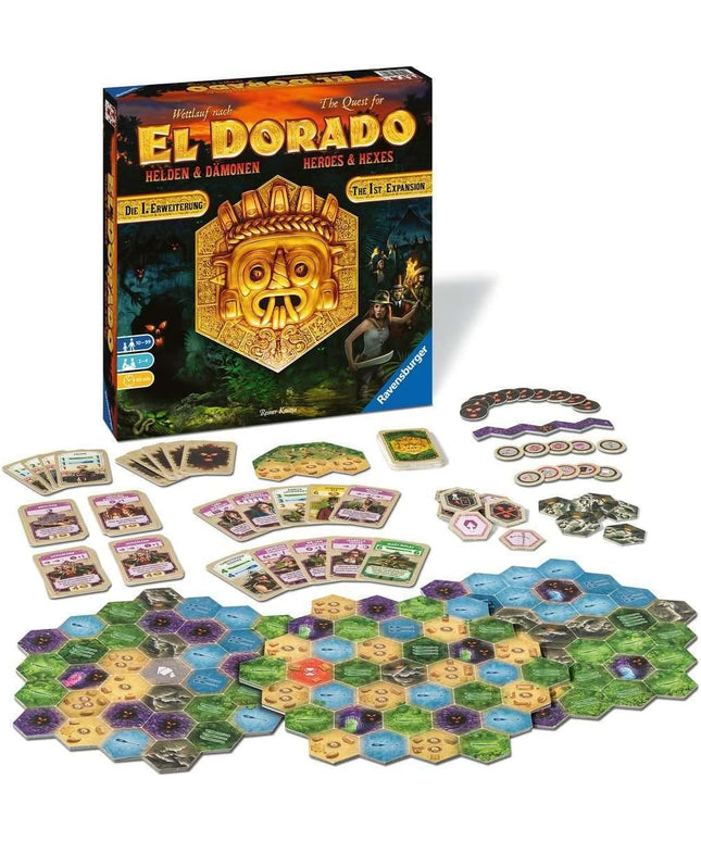 Ravensburger The Quest for El Dorado: Golden Temples Adventure Family Game For Ages 10 & Up
