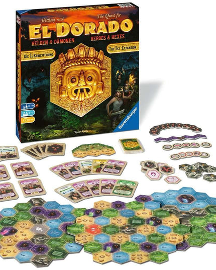 Ravensburger The Quest for El Dorado: Golden Temples Adventure Family Game For Ages 10 & Up