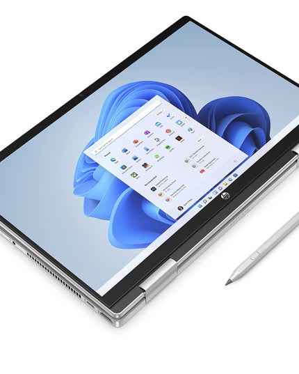 HP Pavilion x360 2 in 1 Laptop 14" FHD touch screen, 11th Gen Intel® Core™ i7, 16GB RAM,512 GB SSD, Intel® Iris® Xe Graphics, Windows 11 Home, Natural Silver