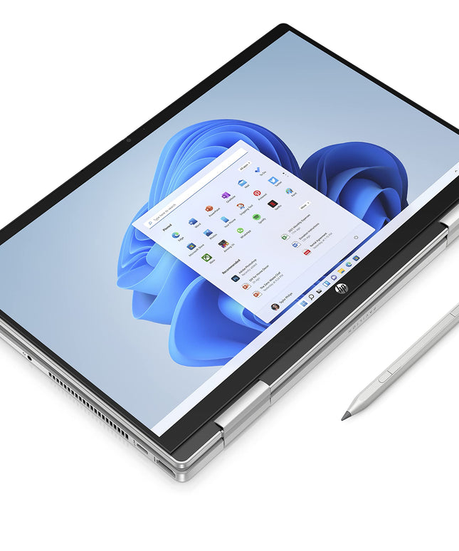 HP Pavilion x360 2 in 1 Laptop 14" FHD touch screen, 11th Gen Intel® Core™ i7, 16GB RAM,512 GB SSD, Intel® Iris® Xe Graphics, Windows 11 Home, Natural Silver