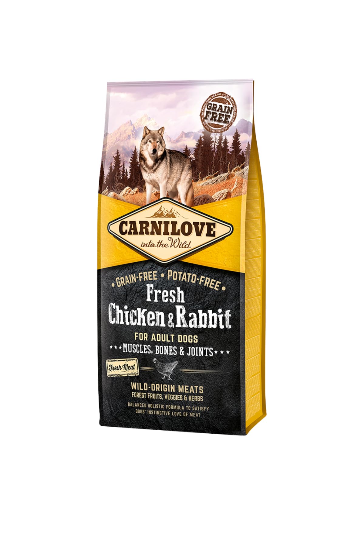 Carnilove Fresh Chicken & Rabbit For Adult Dogs 12Kg