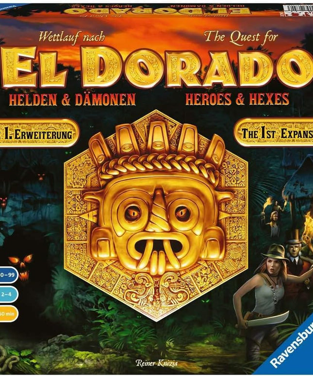 Ravensburger The Quest for El Dorado: Golden Temples Adventure Family Game For Ages 10 & Up