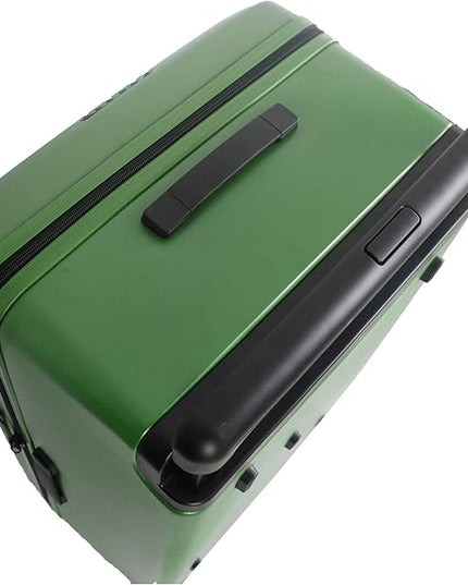 Verage Unbreakable Luggage Expandable Hardside Suitcase Large Green