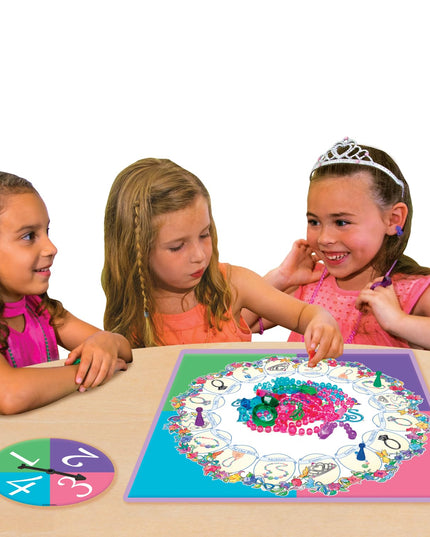 Pretty, Pretty, Princess with 1990's Artwork by Winning Moves Games USA, a Delightful Jewelry Dress-Up Game for 2-4 Players, Ages 5 and Up (1222)