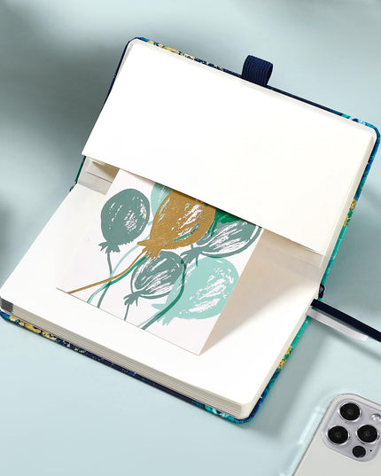 2024-2026 Pocket Planner/Calendar - 3 Year Monthly Planner 2024-2026 with 63 Notes Pages, Jan. 2024 - Dec. 2026, 3.8" x 6.4", Monthly Calendar 2024-2026 with Inner Pocket + Pen Hold - Blue