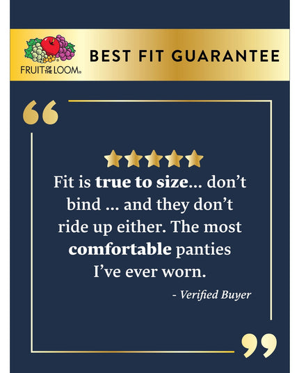 SIZE: 3XL - Fruit of the Loom Women's Microfiber Brief Underwear, 6-Pack