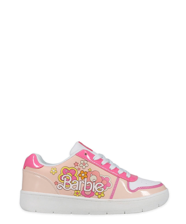 Women's Barbie by Mattel Pink Casual Court Sneaker