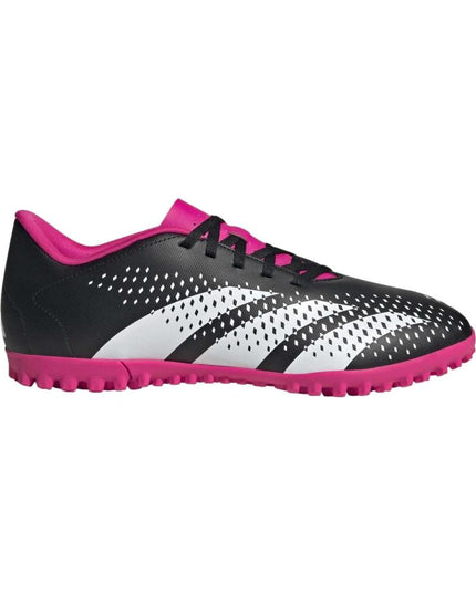 adidas Chuteiras Predator Accuracy .4 Turf Black-White-Shock Pink - GW4647