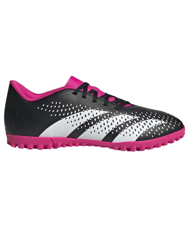 adidas Chuteiras Predator Accuracy .4 Turf Black-White-Shock Pink - GW4647