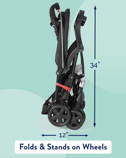 Kolcraft KL030-ABT1 ® Cloud Sport Lightweight Stroller - Abacus Teal