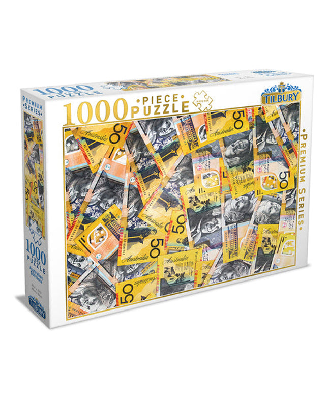 Tilbury Puzzles Australian $50 Note 1000 Piece Jigsaw Puzzle