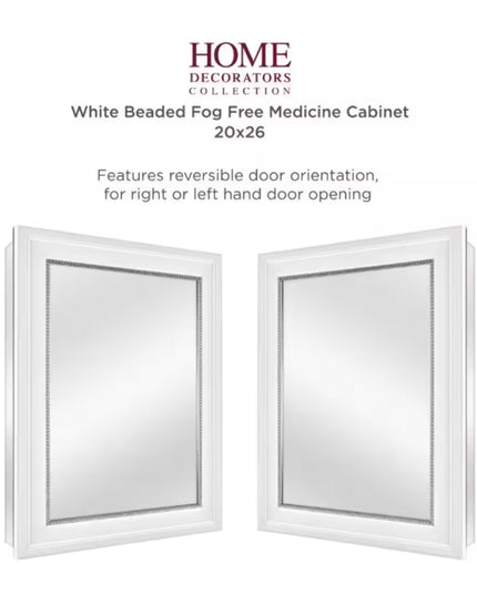 Home Decorators Collection 20 in. W x 26 in. H Rectangular Medicine Cabinet with Mirror