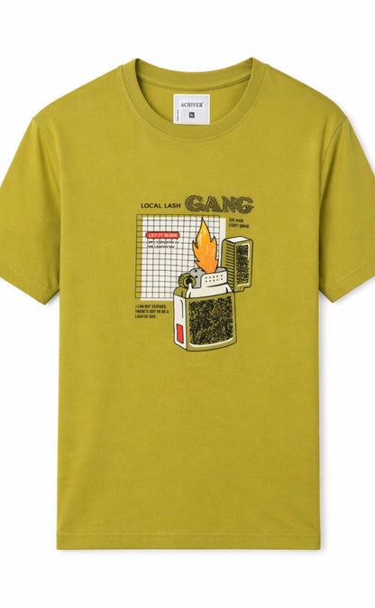 Achiver Green Gang Tshirt Men