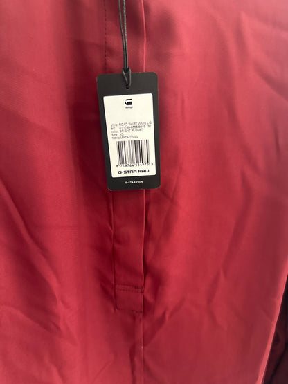 G-Star Raw Road Shirt Wmn L/S Satin Bright Russet Color D1179885559819
