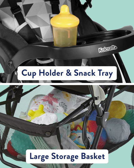 Kolcraft KL030-ABT1 ® Cloud Sport Lightweight Stroller - Abacus Teal