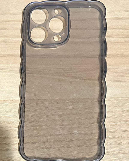 Curley cute iPhone 13 pro clear cover
