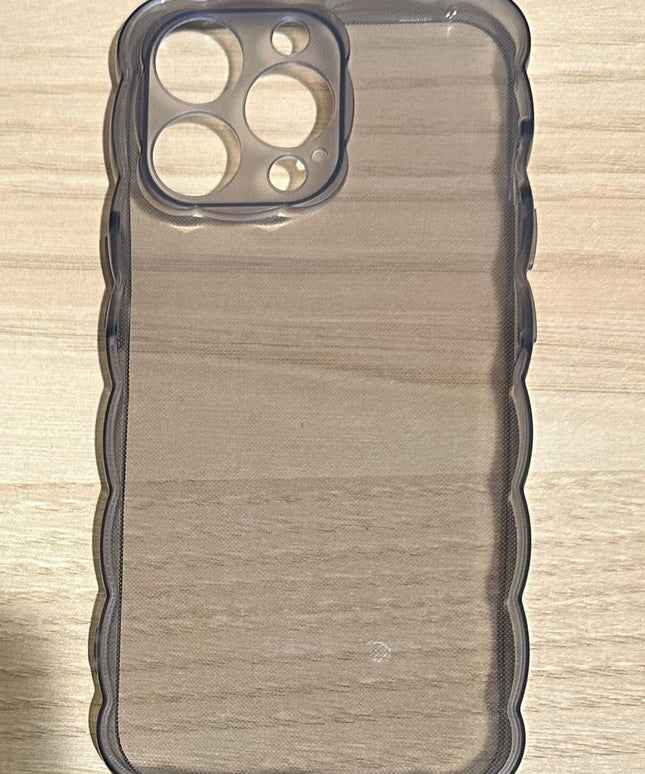 Curley cute iPhone 13 pro clear cover