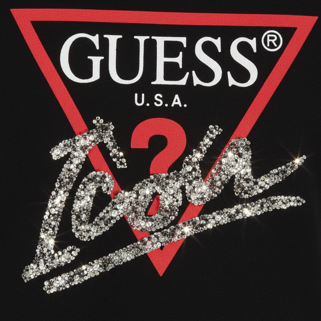 8 – Logo & Rhinestone Close-Up