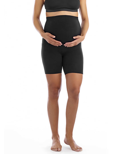 SIZE: L(12-14) - Time And Tru Women's Maternity Bike Short
