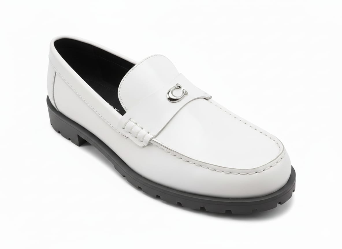 Coach Jocelyn Lthr Lofer Women Shoes Optic White Color Cw980