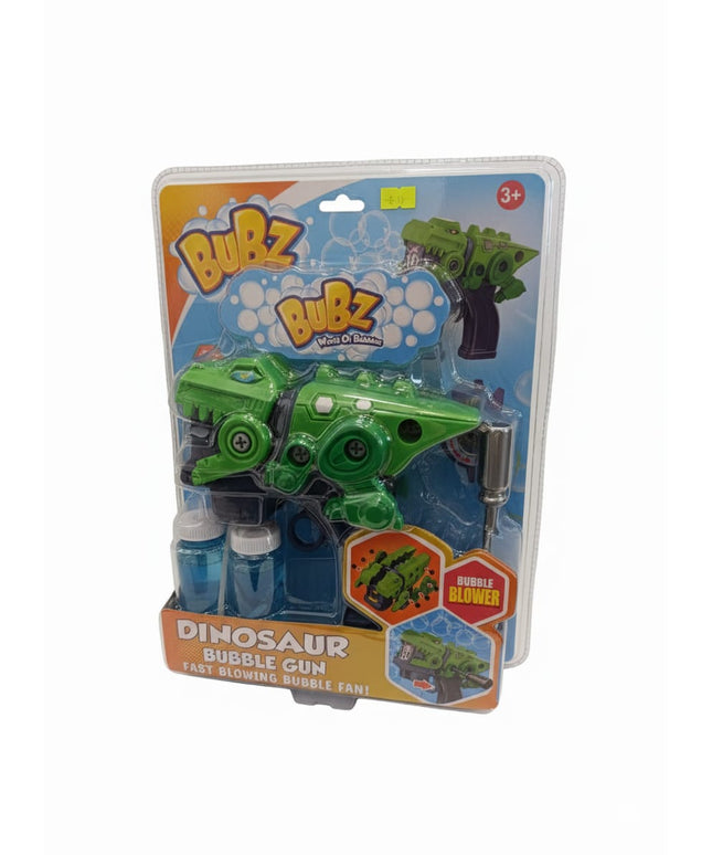 Misco Toys Kids Bubble Gun – DIY Bubble Machine for Kids (crocodile Edition) | Build Your Own Bubble Maker Blower Toy – Fire Truck Design – Outdoor Fun for Ages 3-8