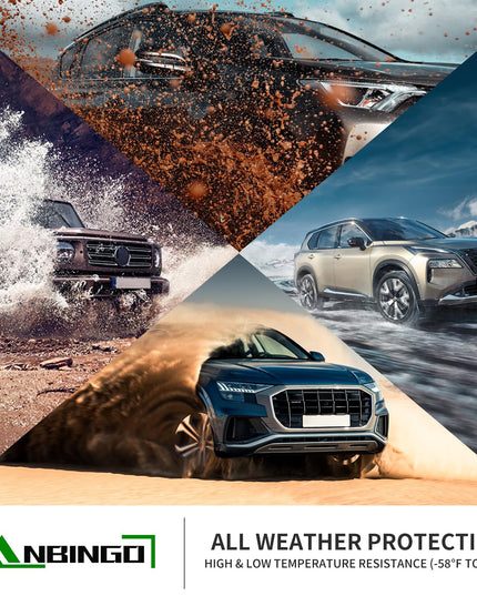 ANBINGO®-Floor Mats Custom for Volkswagen Golf/Golf Alltrack/Golf GTI/Golf R/Golf Sportwagen MK7 2015-2021 Waterproof Car Mats All Weather Mats Floor Liners VW Accessories Front& Rear Full Set Black