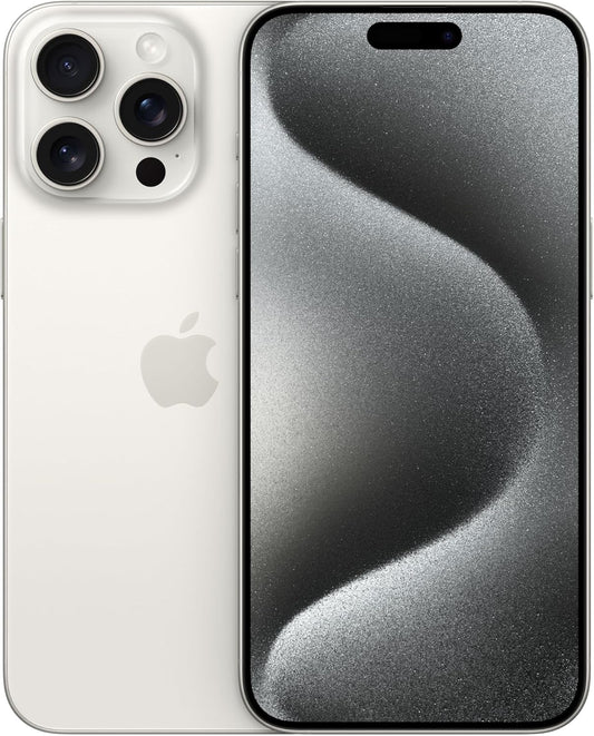 Apple iPhone 15 Pro Max Smartphone White Titanium