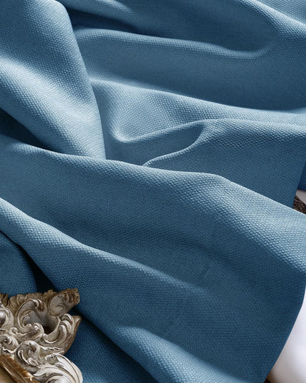 LIYAXUN Curtains with Hooks for Track System, Pinch Pleated Curtains Faux Linen 70% Blackout