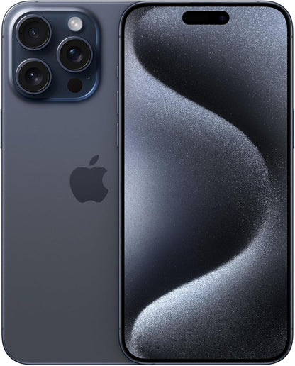 Apple iPhone 15 Pro Max Smartphone Blue Titanium