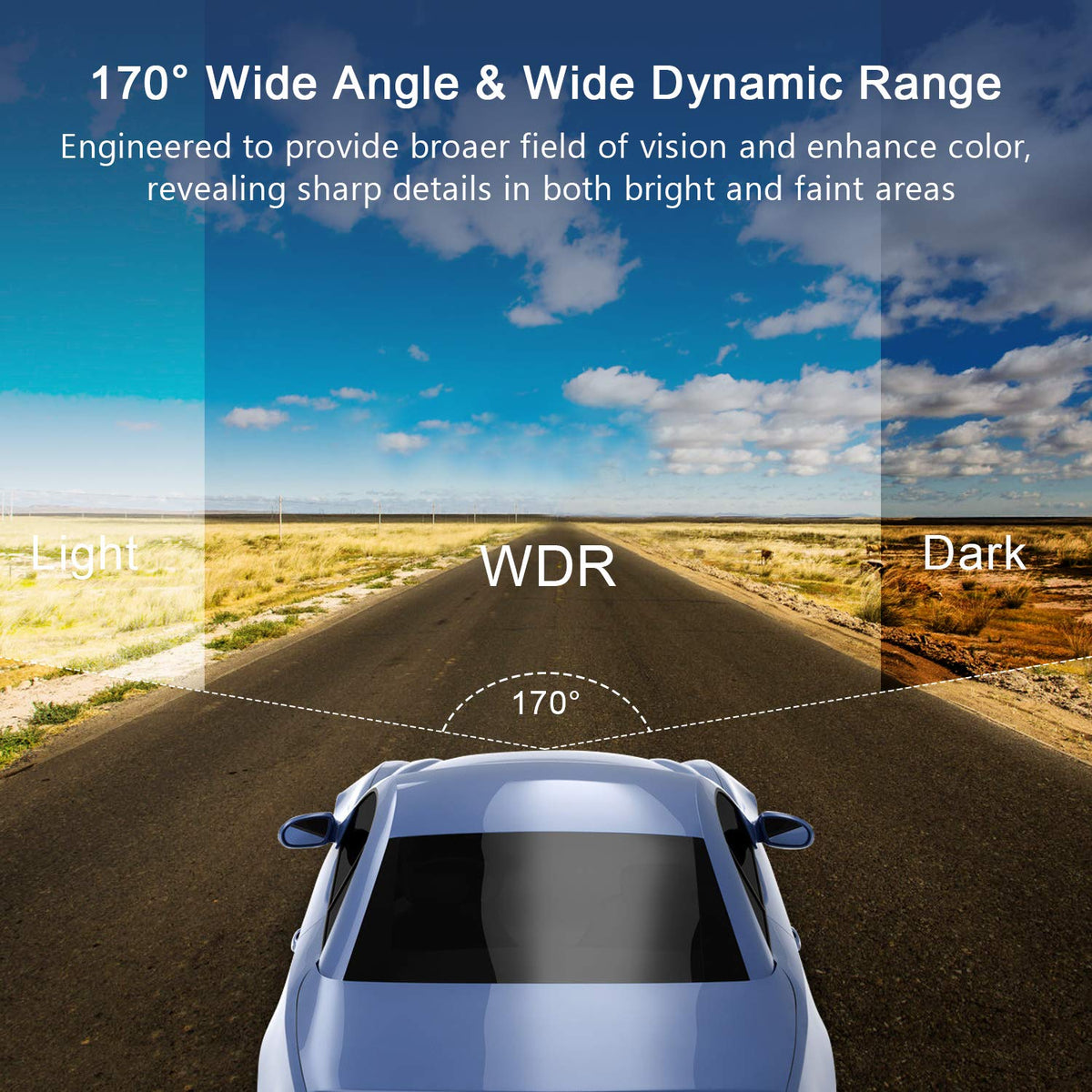 Boogiio Dash Cam Front With 32G Sd Card, 1080P Fhd Car Driving Recorder 3'' Ips Screen 170°Wide Angle Dashboard Camera Aluminum Alloy Case, Wdr G-Sensor Parking Monitor Loop Recording Motion Detection
