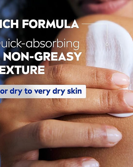 NIVEA Body Lotion Extra Dry Skin, Nourishing Almond Oil & Vitamin E, 400ml