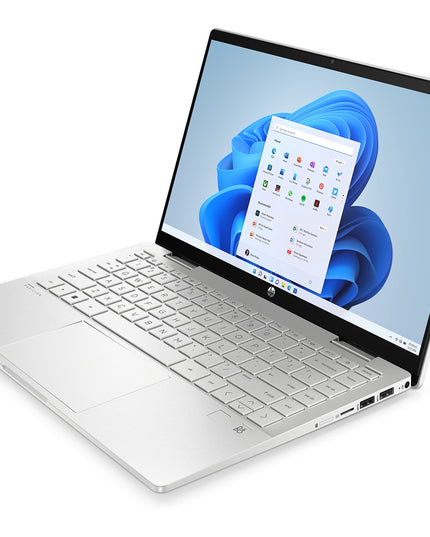 HP Pavilion x360 2 in 1 Laptop 14" FHD touch screen, 11th Gen Intel® Core™ i7, 16GB RAM,512 GB SSD, Intel® Iris® Xe Graphics, Windows 11 Home, Natural Silver