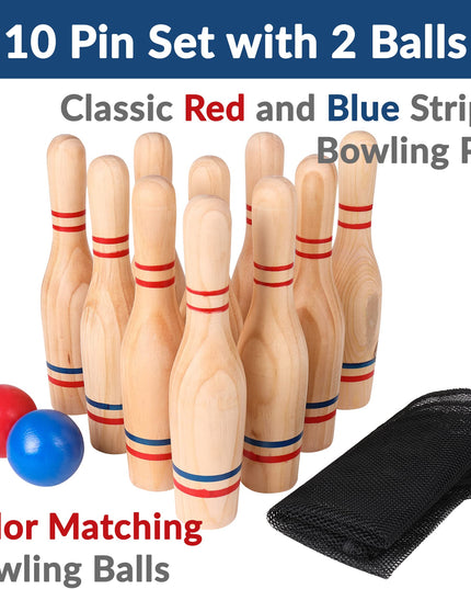 Sterling Sports Deluxe Lawn Bowling/Skittles Set