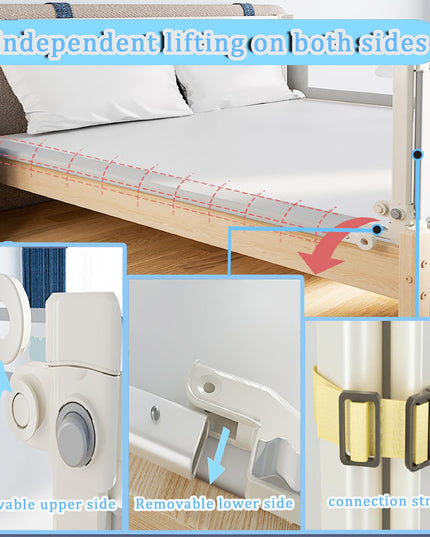 RDHOME Bed Rails for Toddlers Kids, Baby Safety Bed Rail Guards (1 Piece)