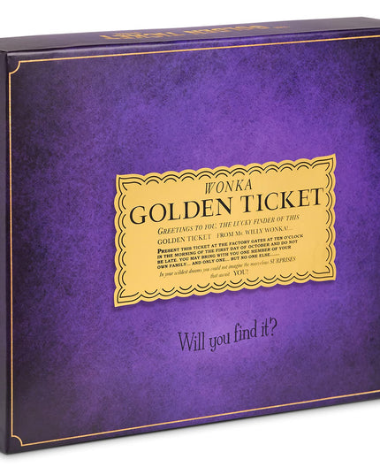 SEALED - Buffalo Games - Willy Wonka's The Golden Ticket Game, 10 years