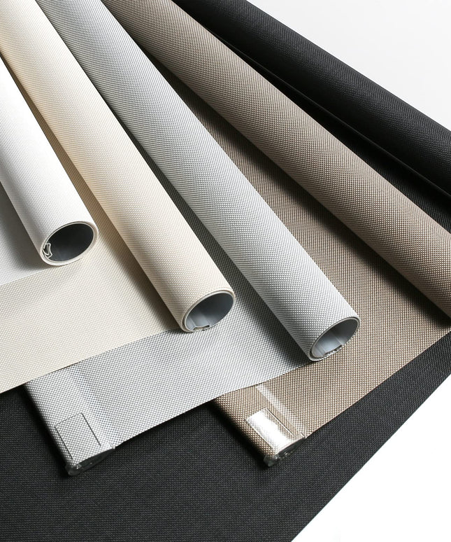 Persilux Light Filtering Roller Shades and Blinds for Windows (Off White)