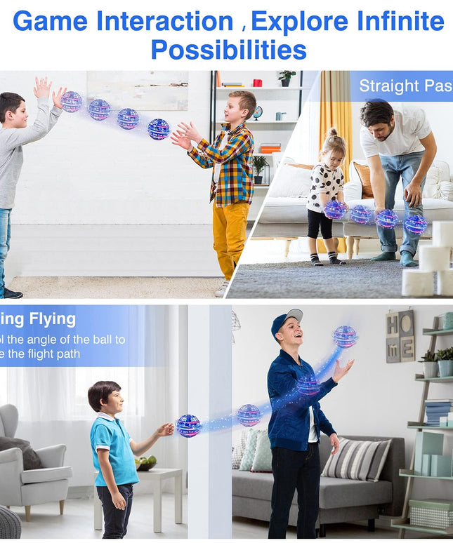 Flying Orb Ball, 2022 Upgraded Flying Ball Toy, Hand Controlled Boomerang Hover Ball, Flying Spinner with Endless Tricks, Cool Toys Gifts for 6 7 8 9 10+ Year Old Boys Girls Teens Indoor Outdoor Toys